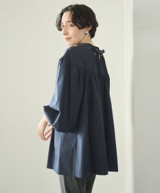 #Newans 【アイロンいらず】バストカットギャザーブラウス