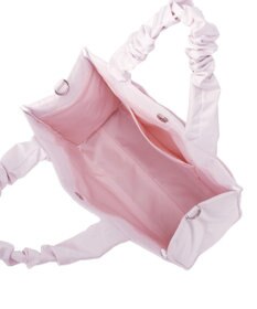 Maison de FLEUR ギャザーハンドル2Wayリボンキルティングトート