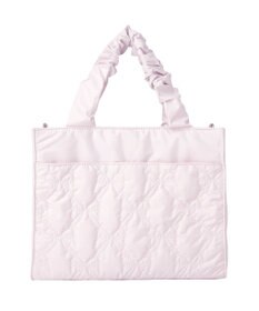 Maison de FLEUR ギャザーハンドル2Wayリボンキルティングトート