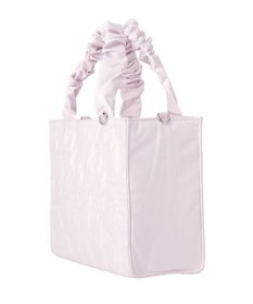 Maison de FLEUR ギャザーハンドル2Wayリボンキルティングトート