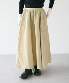 CRAFT STANDARD BOUTIQUE ナイロンワークギャザースカート