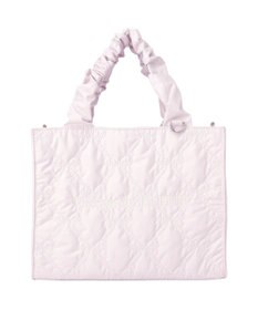 Maison de FLEUR ギャザーハンドル2Wayリボンキルティングトート