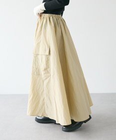 CRAFT STANDARD BOUTIQUE ナイロンワークギャザースカート