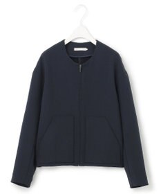 ICB L 【洗える】 ダブルクロスクレープ ブルゾン