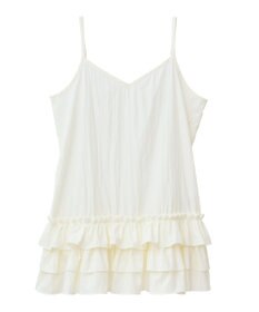 earth music&ecology 裾フリルキャミワンピース