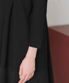 Tiaclasse L 【洗える】リップルコンビワンピース