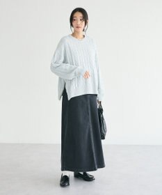 CRAFT STANDARD BOUTIQUE 裏起毛デニムＡラインスカート