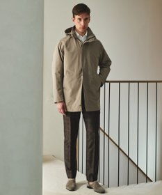 GOTAIRIKU ダウンライナー装着可【仕事で着用可】メランジシャンブレー スプリングブルゾン(26年モデル)