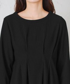 Tiaclasse 【洗える】リップルコンビワンピース