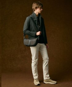 JOSEPH ABBOUD 【軽量/撥水素材】インターレースハーフムーンバッグ