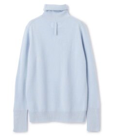 BEIGE， 【WEB限定・洗える】ALSACE / パール釦タートルネックウールニット