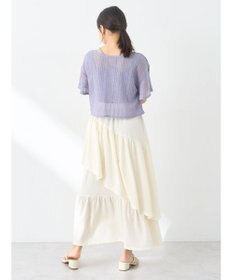 earth music&ecology カットティアードスカート