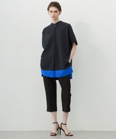 ICB 【洗える】トリアセドライストレッチ クロップドパンツ