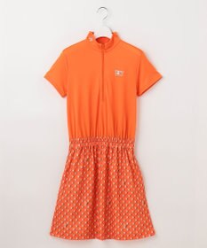 23区GOLF 【WOMEN】【接触冷感・UVケア・吸水速乾】アイス柄 切替ワンピース