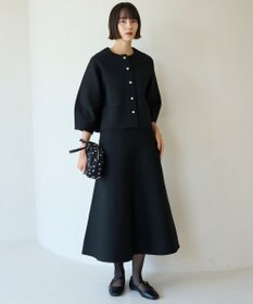 UNFILO L BEAUTY FORM KNIT フレアスカート