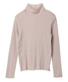 earth music&ecology コットンシアータートルネックプルオーバー