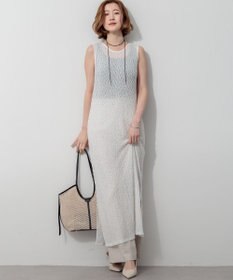 23区 L 【SLOW/一部店舗限定】リンクルレース レイヤード ワンピース