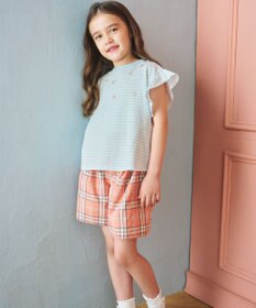 組曲 KIDS 【110-140㎝】 フルーティーボーダーTシャツ