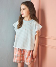 組曲 KIDS 【110-140㎝】 フルーティーボーダーTシャツ