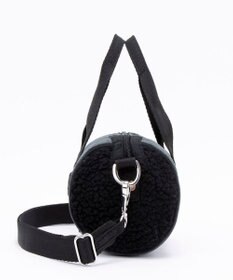 LeSportsac DENIM ROLL BAG/ブラックデニム/ブラックシェルパ