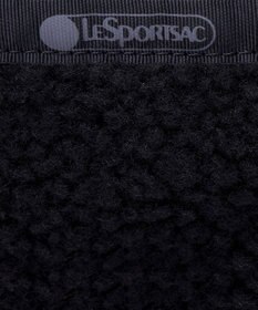 LeSportsac DENIM ROLL BAG/ブラックデニム/ブラックシェルパ