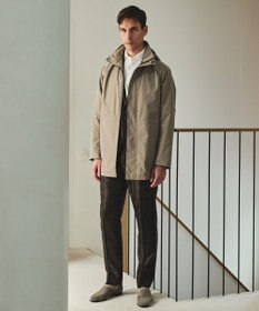 GOTAIRIKU ダウンライナー装着可【仕事で着用可】メランジシャンブレー スプリングブルゾン(26年モデル)