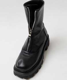 WEGO フロントZIPショートブーツ