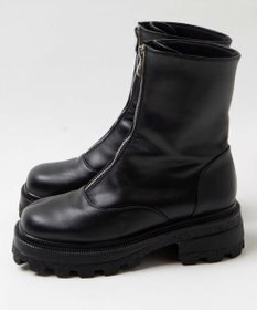 WEGO フロントZIPショートブーツ