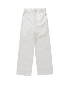 woadblue ＜坪田あさみさんコラボ＞SALUU　サルー /デニムパンツ ホワイト