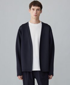 UNFILO MENS BEAUTY FORM JERSEY 着流しカーディガン ネイビー