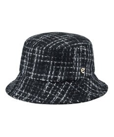 MOONBAT estaa(エスタ) ざっくりツイード バケットハット  帽子 手洗い可能 サイズ調整可能