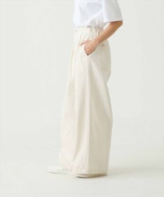 caqu FS linen relax pants コットンリネンリラックスワイドデニム