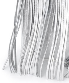 23区 NOMADIS DANCE フリンジ ポシェット (シルバー)