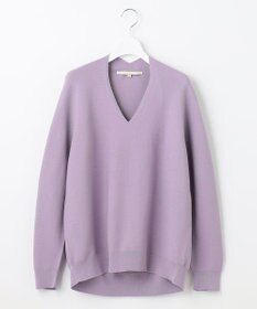 自由区 【洗える】コットンストレッチホールガーメント プルオーバーニット