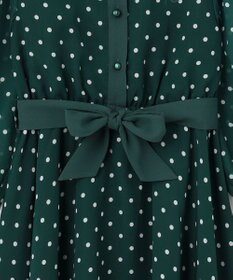 組曲 KIDS 【150-160cm】パリジェンヌドット ワンピース