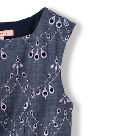 TOCCA 【洗える】PEACOCK TAIL LACE ドレス