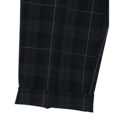 Green Parks きれいシルエットチェックパンツ
