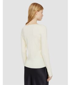 JOSEPH 【FOUNDATIONS】シルクストレッチ　Vネックニット