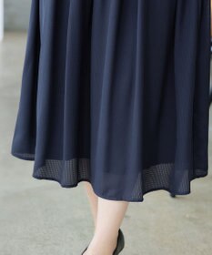 Tiaclasse 【セットアップ対応】シアーチェックフレアスカート