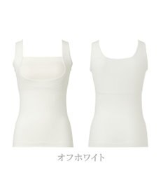 BRADELIS New York 【BRADELIS NewYork peace】綿混楽々dailyブラキャミ25 ノンワイヤー 補正下着 カップ付き キャミソール ブラトップ