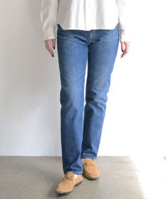 caqu modern tapered 腰回りユッタリ テーパードシルエットデニム