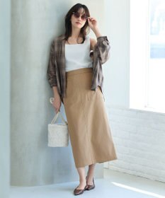 ANY L テレコタンクトップ