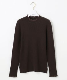 ANY SIS CICA加工 フリルネック プルオーバー