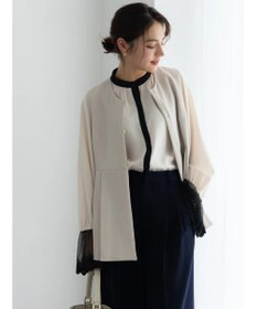 Te chichi 【セレモニーアイテム】サイドプリーツペプラムジレ（セットアップ可）