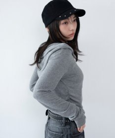 WEGO ヘンリーネックフードロンT