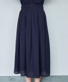 Tiaclasse 【セットアップ対応】シアーチェックフレアスカート