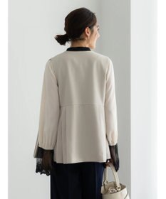 Te chichi 【セレモニーアイテム】サイドプリーツペプラムジレ（セットアップ可）