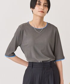 AMERICAN HOLIC シアーリブ配色プルオーバー
