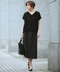 ICB ワッシャーダルサテン ニーショーツ