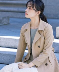 Tiaclasse 【洗える】スクエアネックリブ編みニットトップス